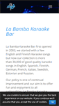 Mobile Screenshot of labambakaraoke.com